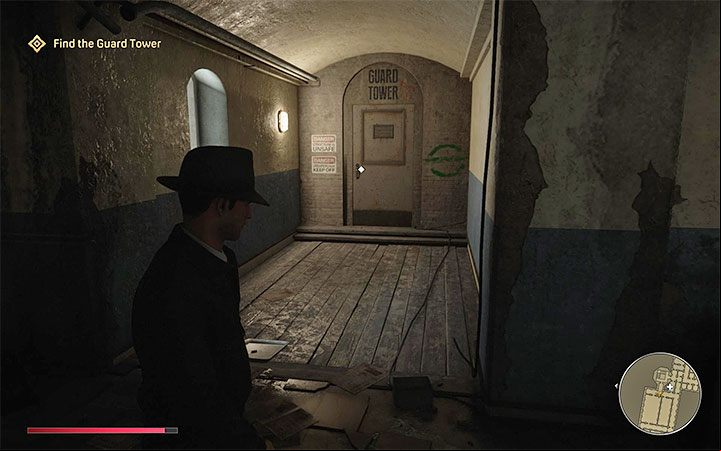 Get into the kitchen adjacent to the dining room and then climb to the next level (you'll find another green sign here) - Mafia Definitive Edition: Election Campaign - walkthrough - Walkthrough - Mafia Definitive Edition Guide, Walkthrough