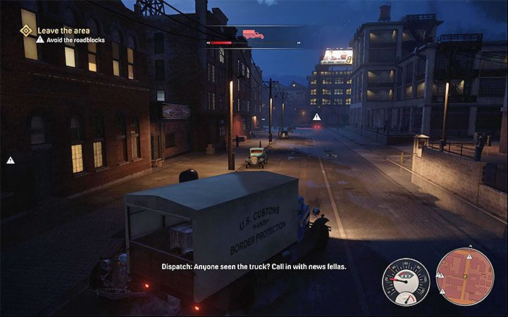 The second problem is police cars patrolling the Works Quarter - Mafia Definitive Edition: Just for Relaxation - walkthrough - Walkthrough - Mafia Definitive Edition Guide, Walkthrough