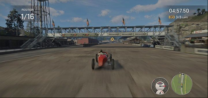 Try to drive through the straight part of the track with a high speed (point 1 on the map) during the second and third lap - Mafia Definitive Edition: Race - how to win? - FAQ - Mafia Definitive Edition Guide, Walkthrough