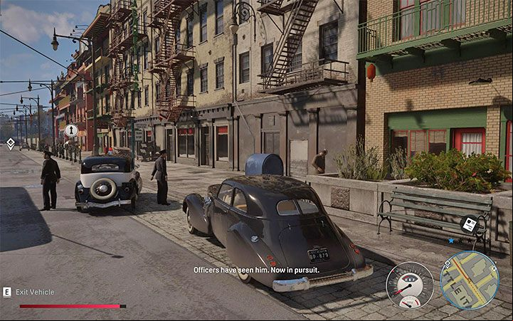 If you've committed a crime in front of a police officer, you can move right up to the next step - Mafia Definitive Edition: Stuffed pockets - trophy guide - Trophy guide - Mafia Definitive Edition Guide, Walkthrough