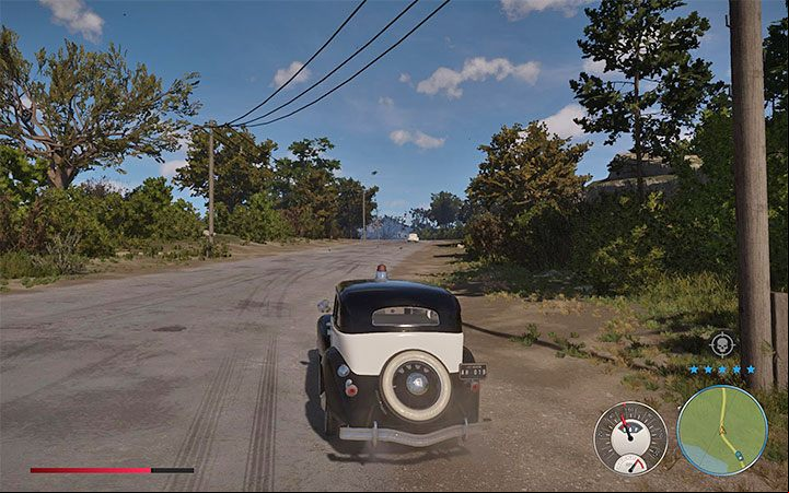 Start escaping in your own car (with the best performance possible) or steal a police vehicle - Mafia Definitive Edition: Police interest - trophy guide - Trophy guide - Mafia Definitive Edition Guide, Walkthrough