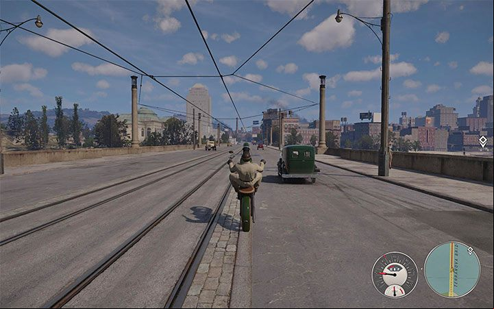 Find a straight stretch of road and do the following - Mafia Definitive Edition: Driver Stuntman - trophy guide - Trophy guide - Mafia Definitive Edition Guide, Walkthrough