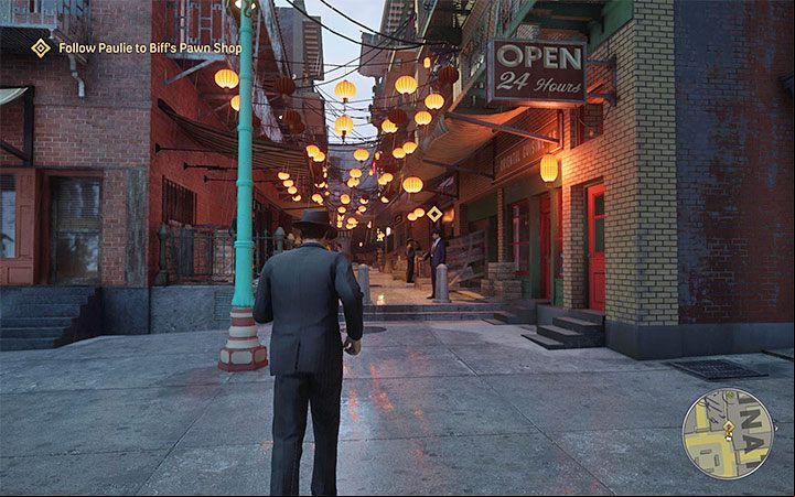 8) Biff's place - Biff is a fence that operates in Chinatown - Mafia Definitive Edition: Lost Heaven map - Basics - Mafia Definitive Edition Guide, Walkthrough