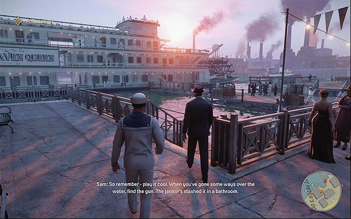 9) Docks – You visit this location for the first time during the Happy Birthday main mission - Mafia Definitive Edition: Lost Heaven map - Basics - Mafia Definitive Edition Guide, Walkthrough