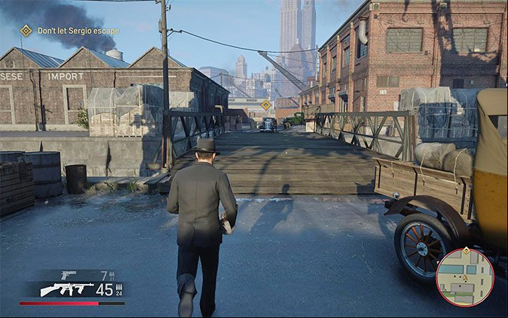 10) Harbor – You visit the port during You Lucky Bastard main mission - Mafia Definitive Edition: Lost Heaven map - Basics - Mafia Definitive Edition Guide, Walkthrough