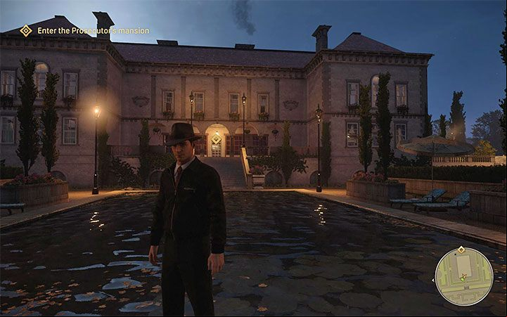 17) The prosecutor's mansion – It's one of the most luxurious properties in the Beech Hill district - Mafia Definitive Edition: Lost Heaven map - Basics - Mafia Definitive Edition Guide, Walkthrough