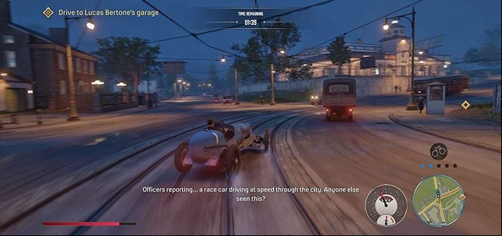 During this and the next ride, you will almost certainly get the police's attention - Mafia Definitive Edition: Fair Play - walkthrough - Walkthrough - Mafia Definitive Edition Guide, Walkthrough
