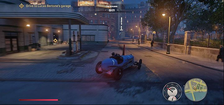Travel to your destination by using a mini-map showing the optimal route - Mafia Definitive Edition: Fair Play - walkthrough - Walkthrough - Mafia Definitive Edition Guide, Walkthrough