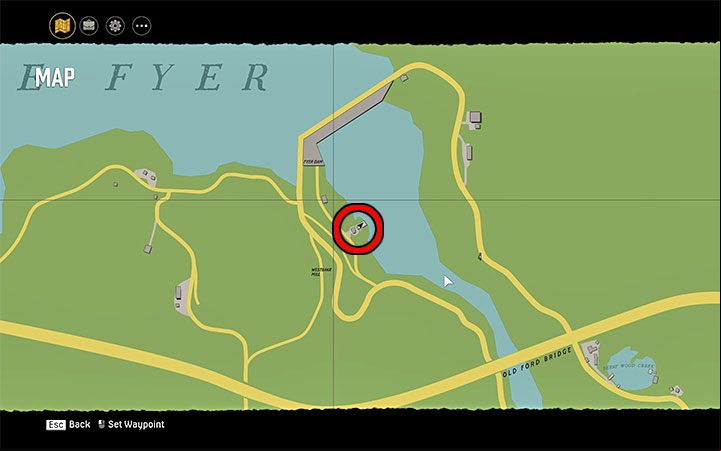 The magazine is located on the pier by the fishing spot south of the Fyer Dam in the countryside - Mafia Definitive Edition: Terror Tales magazines - list and locations - Secrets and finders - Mafia Definitive Edition Guide, Walkthrough
