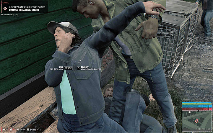 The moment when you must make a decision - you can kill him or make him work for you - Smack (heroin racket) | Walkthrough - Story missions - Mafia III Game Guide