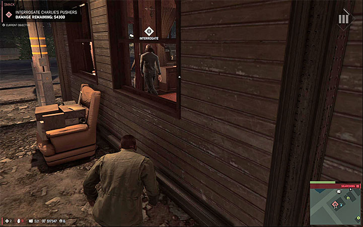 You can trick the informant and lure him from the bar with whistling - Smack (heroin racket) | Walkthrough - Story missions - Mafia III Game Guide