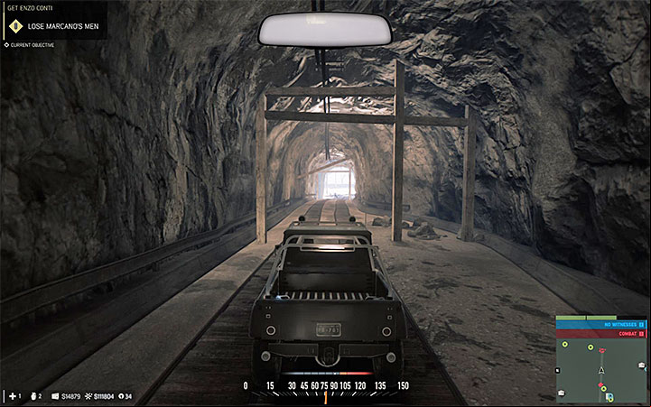 You can decide to escape through the railway tunnel - Get Enzo Conti (encounter with Enzo Conti) | Walkthrough - Story missions - Mafia III Game Guide