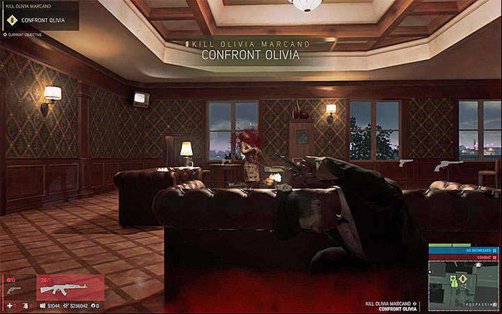 You can easily shoot at Olivia once you flank her - Kill Olivia Marcano (eliminating Olivia Marcano) | Walkthrough - Story missions - Mafia III Game Guide