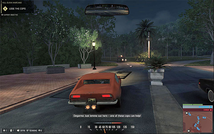 Carefully break through the police barricades - Kill Olivia Marcano (eliminating Olivia Marcano) | Walkthrough - Story missions - Mafia III Game Guide