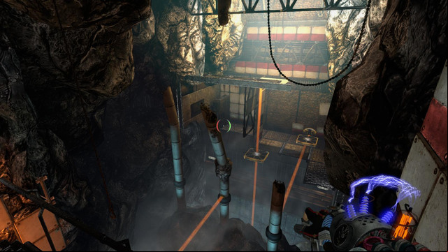 First level outside the cage - Signal Interrupt - Walkthrough - Act II - Magrunner: Dark Pulse - Game Guide and Walkthrough