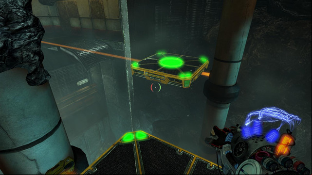 Watch out during jumps. Fall will kill you - Signal Interrupt - Walkthrough - Act II - Magrunner: Dark Pulse - Game Guide and Walkthrough