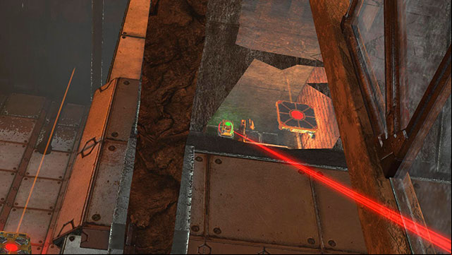 When you land, go to the reinforced glass with a tower behind it - Intersection - Walkthrough - Act II - Magrunner: Dark Pulse - Game Guide and Walkthrough