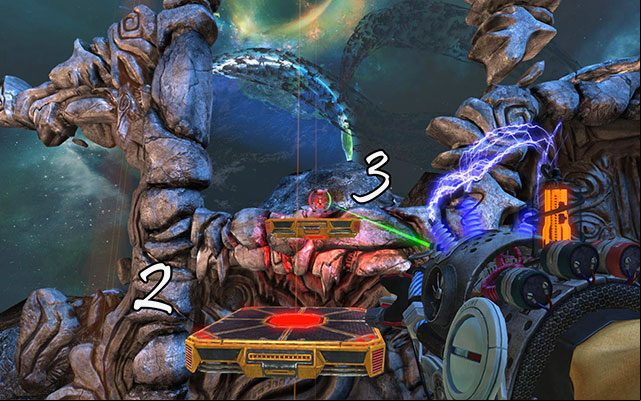 When you get a maximum altitude, change the last Newton to green - The Damned - Walkthrough - Act III - Magrunner: Dark Pulse - Game Guide and Walkthrough