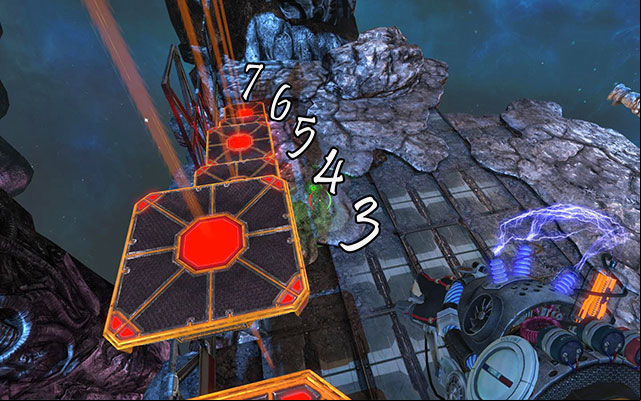 Now you have to lift remaining platforms - The Damned - Walkthrough - Act III - Magrunner: Dark Pulse - Game Guide and Walkthrough