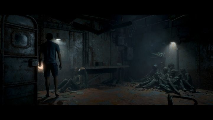 If you go upstairs and turn right for the first time, youll give Bradley goose bumps - Finding Friends | The Dark Pictures Man of Medan Walkthrough - Walkthrough - The Dark Pictures Man of Medan Guide