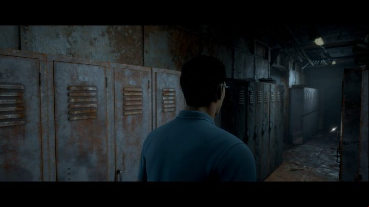 When you enter a room full of lockers, prepare for Bradley having a bit of a heart attack - Finding Friends | The Dark Pictures Man of Medan Walkthrough - Walkthrough - The Dark Pictures Man of Medan Guide