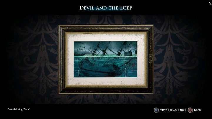 You will find this painting in the chapter titled Dive - Paintings | The Dark Pictures Man of Medan Guide - Secrets - The Dark Pictures Man of Medan Guide