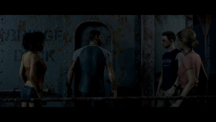 Upstairs, youll find a door to storm - Revenge, Open Deck, Distress Signal, Depths and Junior | Man of Medan - Walkthrough - The Dark Pictures Man of Medan Guide