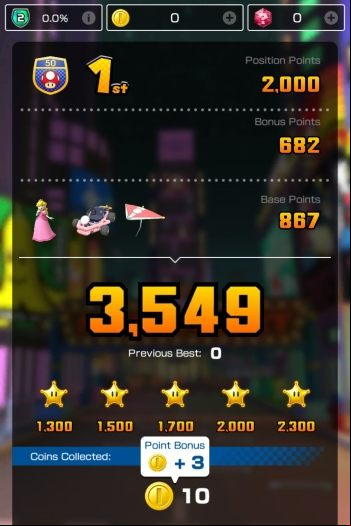 The second way to get points is to perform stunts while driving - What do I get points for in Mario Kart Tour? - FAQ - Mario Kart Tour Guide