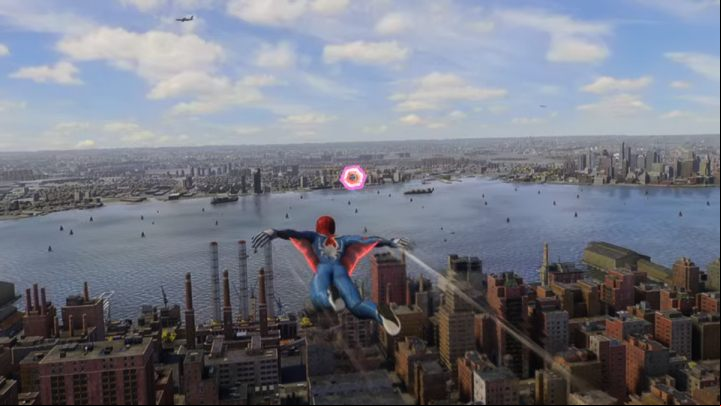 Some of the Spider-bots are suspended in the air - Spider-Man 2: Tips and tricks - Basics - Spider Man 2 Guide