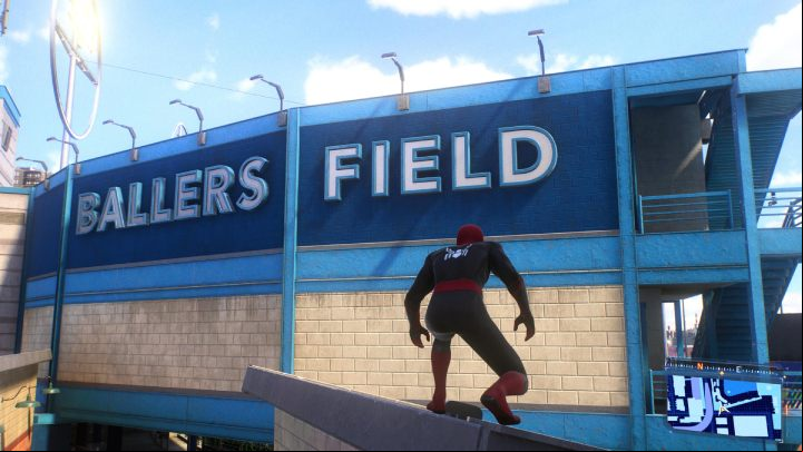 The Ballers Stadium is in Downtown Brooklyn, more specifically on Coney Island - Spider-Man 2: Where is the Ballers stadium - Home Run trophy - Trophy Guide - Spider Man 2 Guide