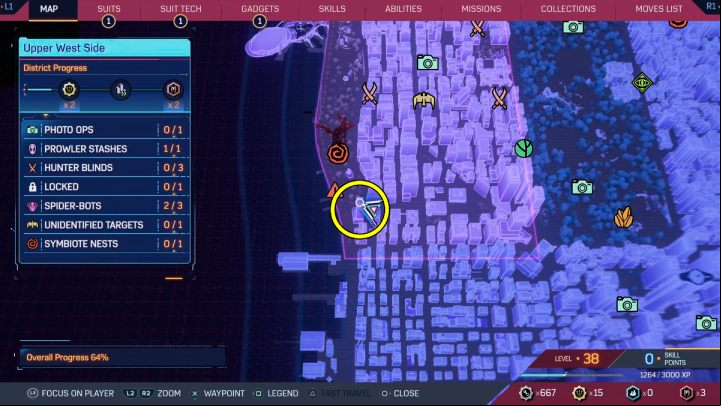 6 - Spider-Man 2: All Spider-bot locations - Secrets and Collectibles - Spider Man 2 Guide