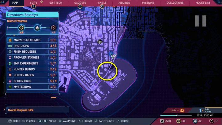 28 - Spider-Man 2: All Spider-bot locations - Secrets and Collectibles - Spider Man 2 Guide