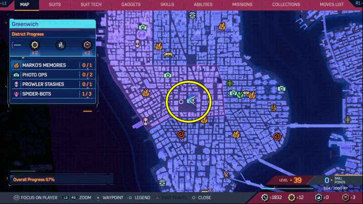 10 - Spider-Man 2: All Photo Ops - locations - Secrets and Collectibles - Spider Man 2 Guide