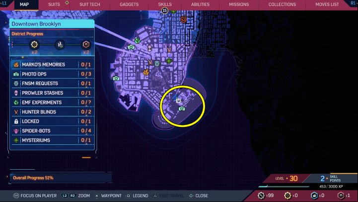 14 - Spider-Man 2: All Photo Ops - locations - Secrets and Collectibles - Spider Man 2 Guide