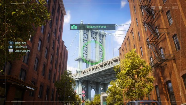 Take a picture of the Brooklyn Bridge - Spider-Man 2: All Photo Ops - locations - Secrets and Collectibles - Spider Man 2 Guide
