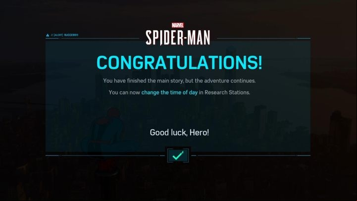 The answer is yes - once youve completed your main missions, youll be able to return to all side activities - Marvels Spider-Man: Playing after finishing the main story - can you? - FAQ - Spider-Man Game Guide