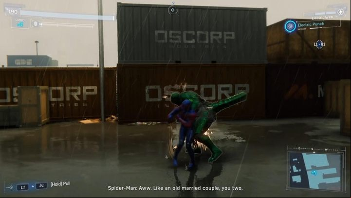 Repeat the trick one more time and Scorpion will the fray - Marvels Spider-Man: Scorpion and Rhino - boss, how to beat? - Bosses - Spider-Man Game Guide