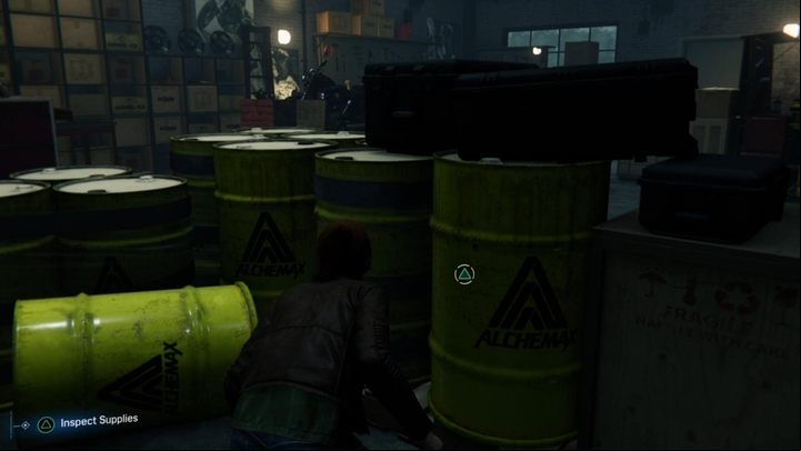 Get to the barrels and examine them - Marvels Spider-Man: Dinner Date - walkthrough - Main missions - Spider-Man Game Guide