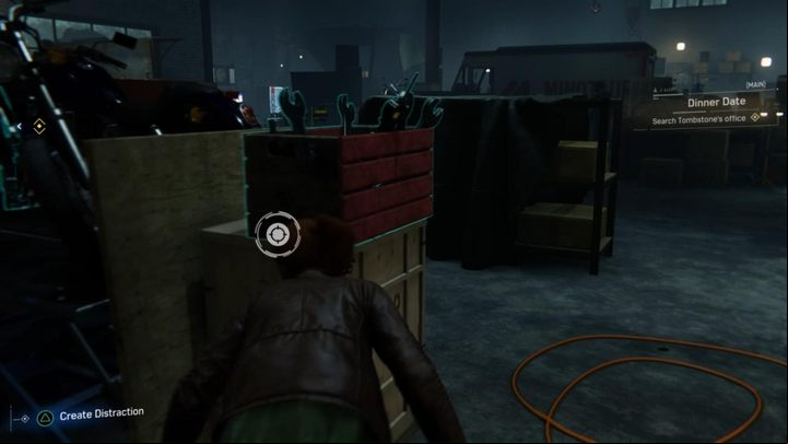 After the cutscene, go left and get to the toolbox - Marvels Spider-Man: Dinner Date - walkthrough - Main missions - Spider-Man Game Guide