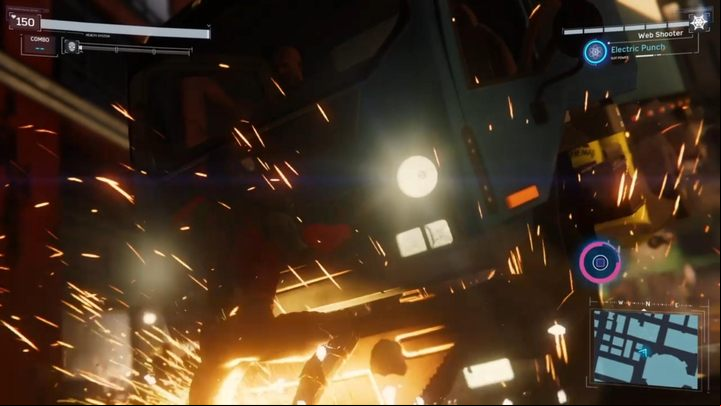 After the puzzle is solved, exit the building and proceed towards the location shown on the com - Marvels Spider-Man: Tombstone: On the move - walkthrough - Side Missions - Spider-Man Game Guide