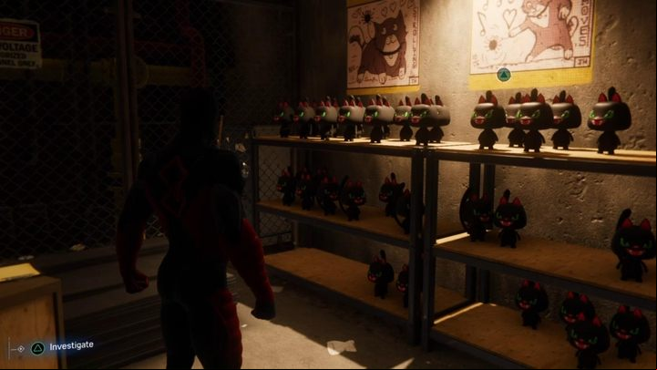 There will be a ton of Black Cats loot waiting - Marvels Spider-Man: Cats Craddle - walkthrough - Side Missions - Spider-Man Game Guide
