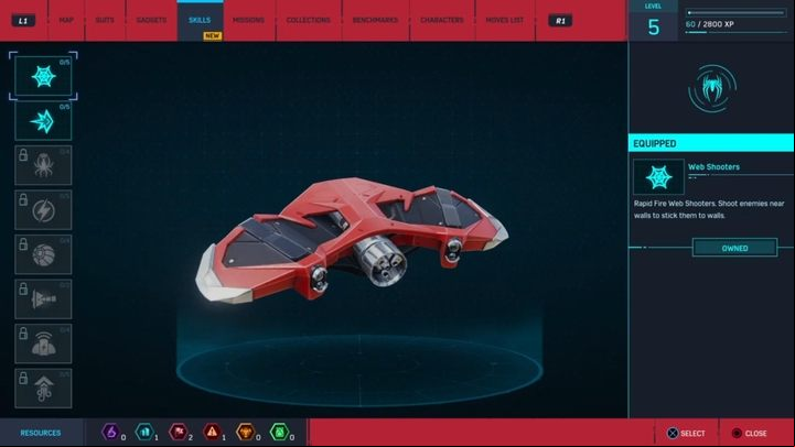 Gadgets play a big role in combat - Marvels Spider-Man: Character development - Basics - Spider-Man Game Guide