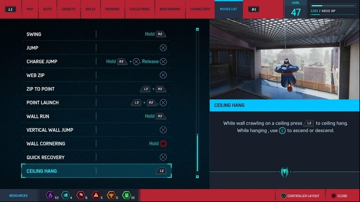 Name - Marvels Spider-Man: Combat Moves List, combos - Basics - Spider-Man Game Guide