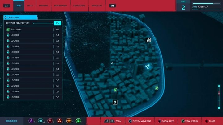 Capturing the signal will reveal a fragment of the district - Marvels Spider-Man: Map - how to explore? - FAQ - Spider-Man Game Guide