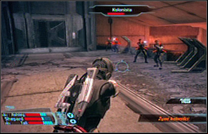 After defeating colonists, you can use the elevator to get onto the main level of Zhus Hope - Mass Effect: Feros p. 5 - walkthrough - Feros - Mass Effect Guide & Walkthrough
