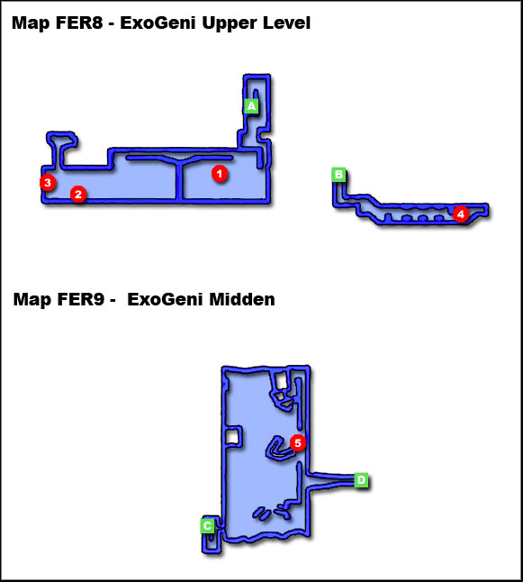 LEGEND (Maps FER8 and FER9) - Mass Effect: Feros p. 4 - walkthrough - Feros - Mass Effect Guide & Walkthrough