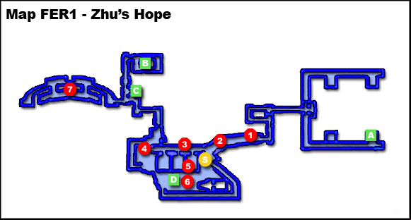 LEGEND (Map FER1) - Mass Effect: Zhus Hope - Map - Feros - Mass Effect Guide & Walkthrough