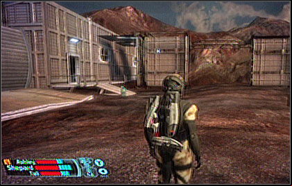 Return to Mako and ride through open gate - Mass Effect: Therum Surface - Therum walkthrough - Therum - Mass Effect Guide & Walkthrough