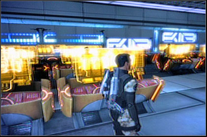 In the C-Sec waiting room (C3-2) youll overhear an interesting conversation - Mass Effect: Citadel p. 4 - walkthrough - Citadel - 1st visit - Mass Effect Guide & Walkthrough