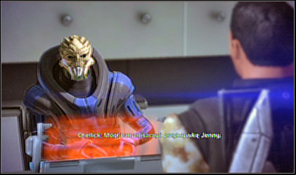 Go to the C-Sec Academy (C3-1) and talk with Chellick - Mass Effect: Citadel p. 4 - walkthrough - Citadel - 1st visit - Mass Effect Guide & Walkthrough